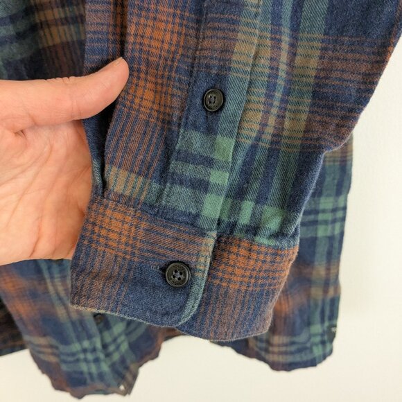 Toad & Co Camas Flannel Shirtdress plaid - Picture 7 of 11